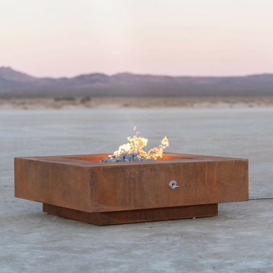 THE OUTDOOR PLUS Cabo Square Fire Pit - Edelstahl