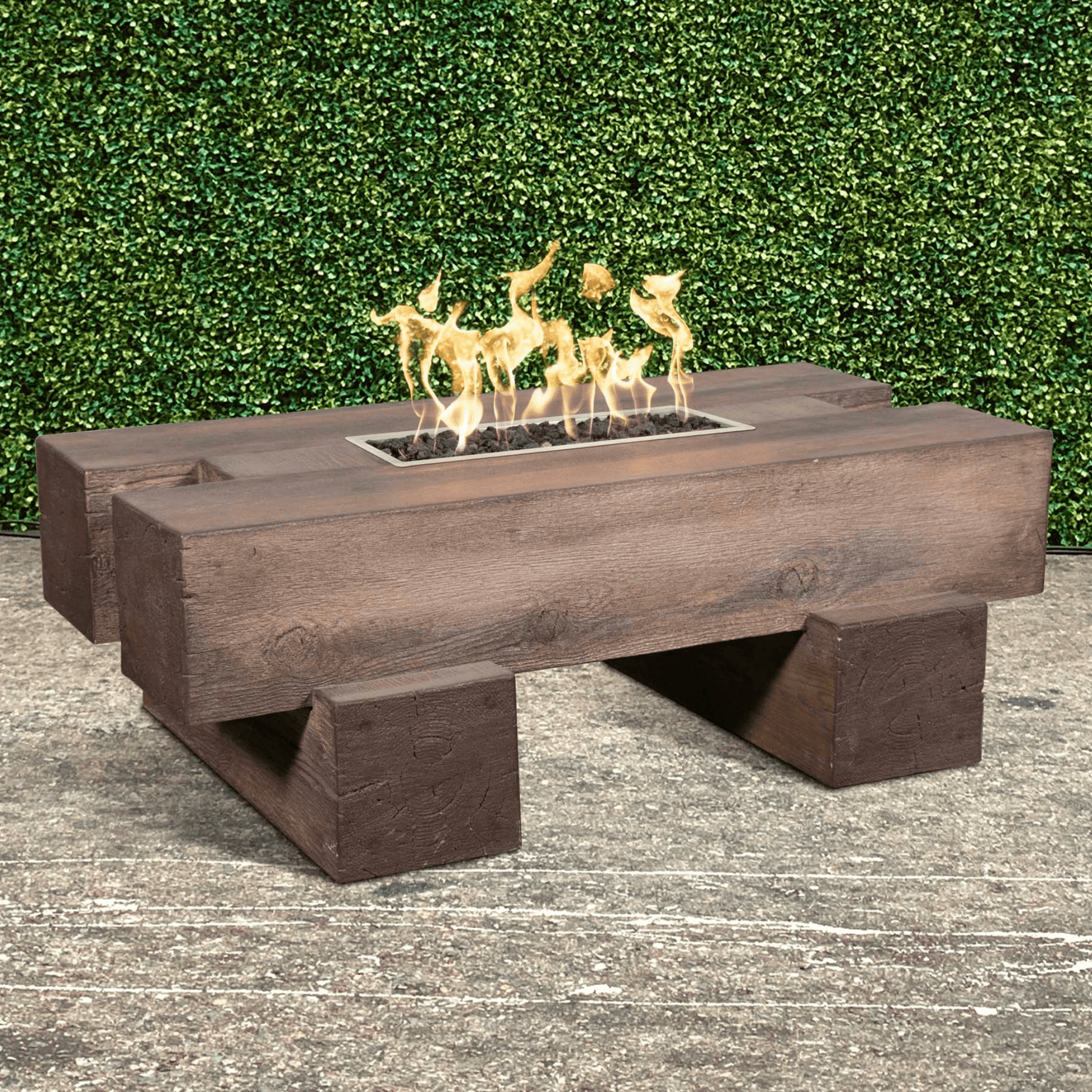 DIE OUTDOOR PLUS Palo Holzkornbetonfeuerstelle