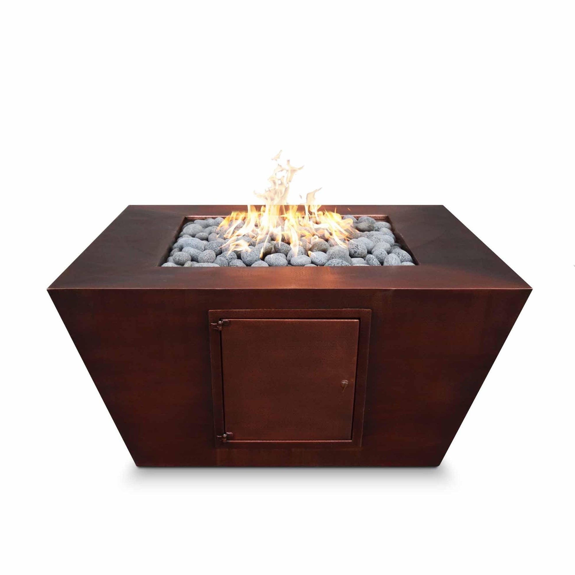 DIE OUTDOOR PLUS Redan Hammered Kupfer Fire Pit