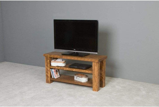 Viking Log Barnwood 48'' Open TV Stand