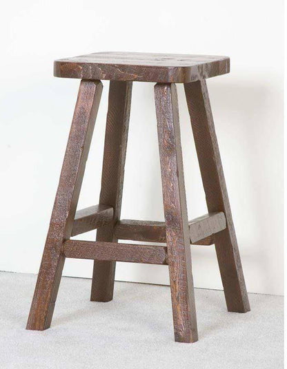 Viking Log Barnwood Pub Hocker