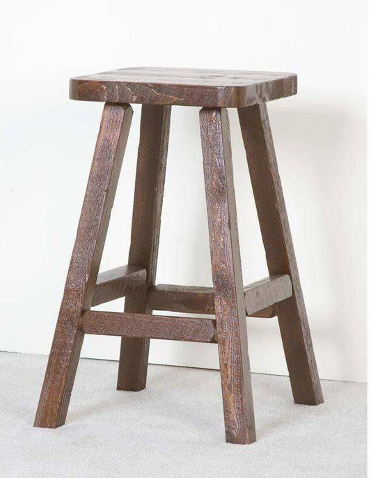 Viking Log Barnwood Pub Hocker
