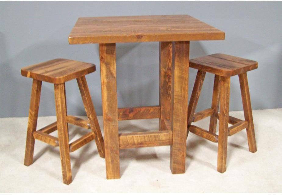 Viking Log Barnwood Pub Tisch