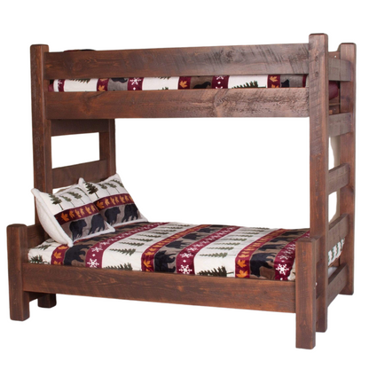 Viking Log Barnwood Rustikales Etagenbett