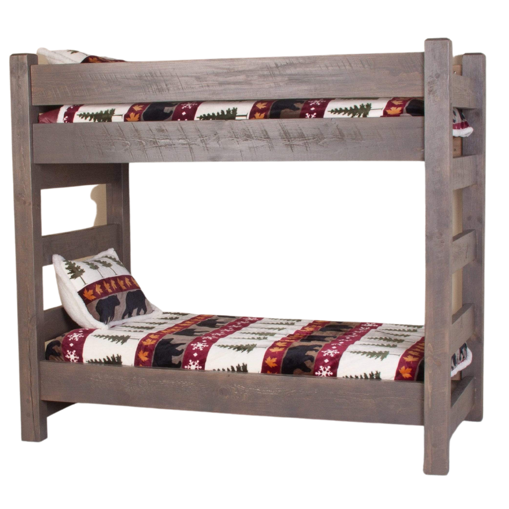 Viking Log Barnwood Rustikales Etagenbett