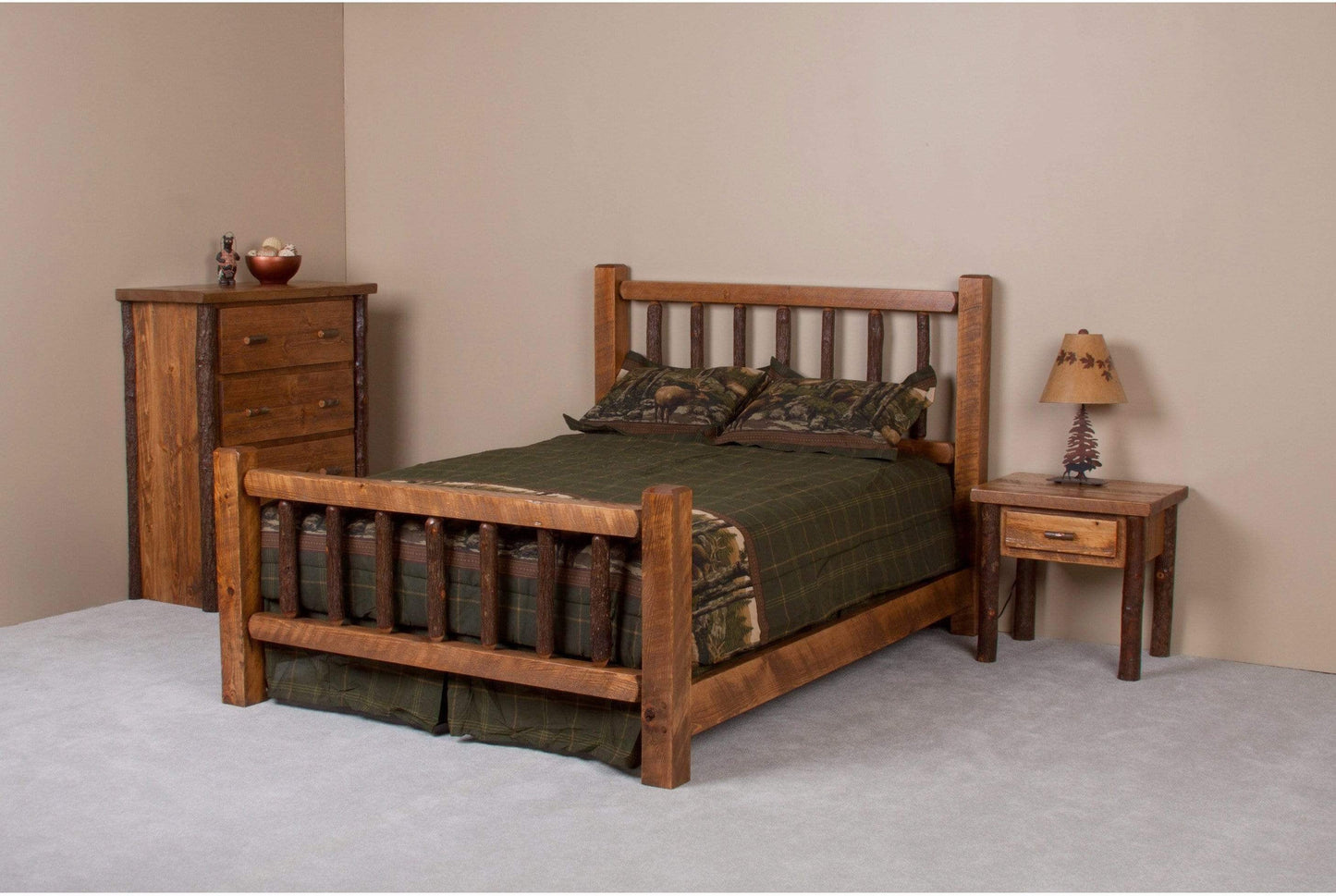 Viking Log Hickory Jack Sawtooth Hickory Bett