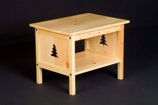 Viking Log Pine Endtisch