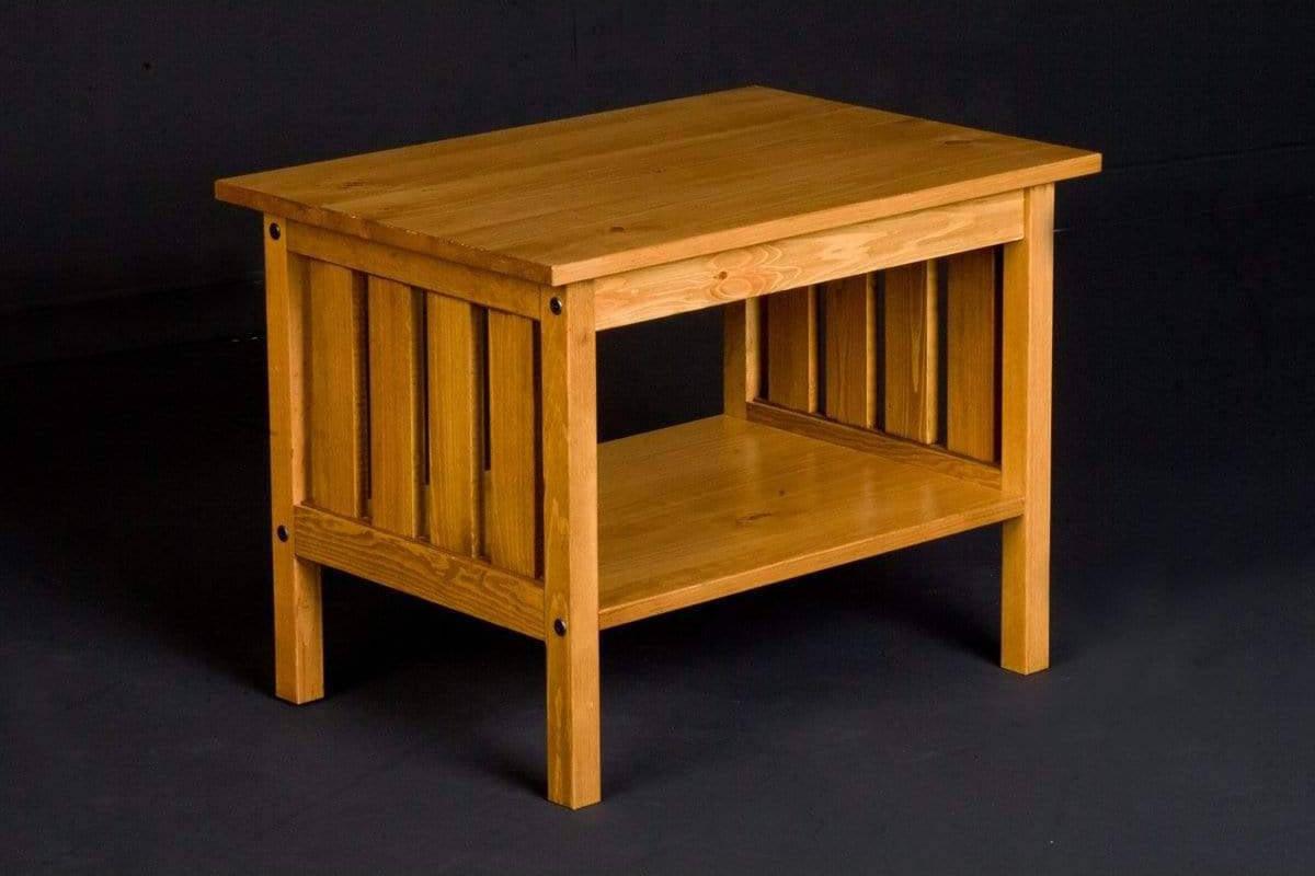 Viking Log Pine Endtisch