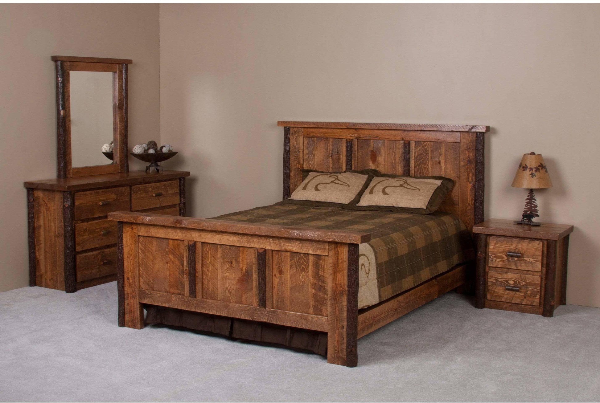 Viking Log Rocky Creek Sawtooth Hickory Bett