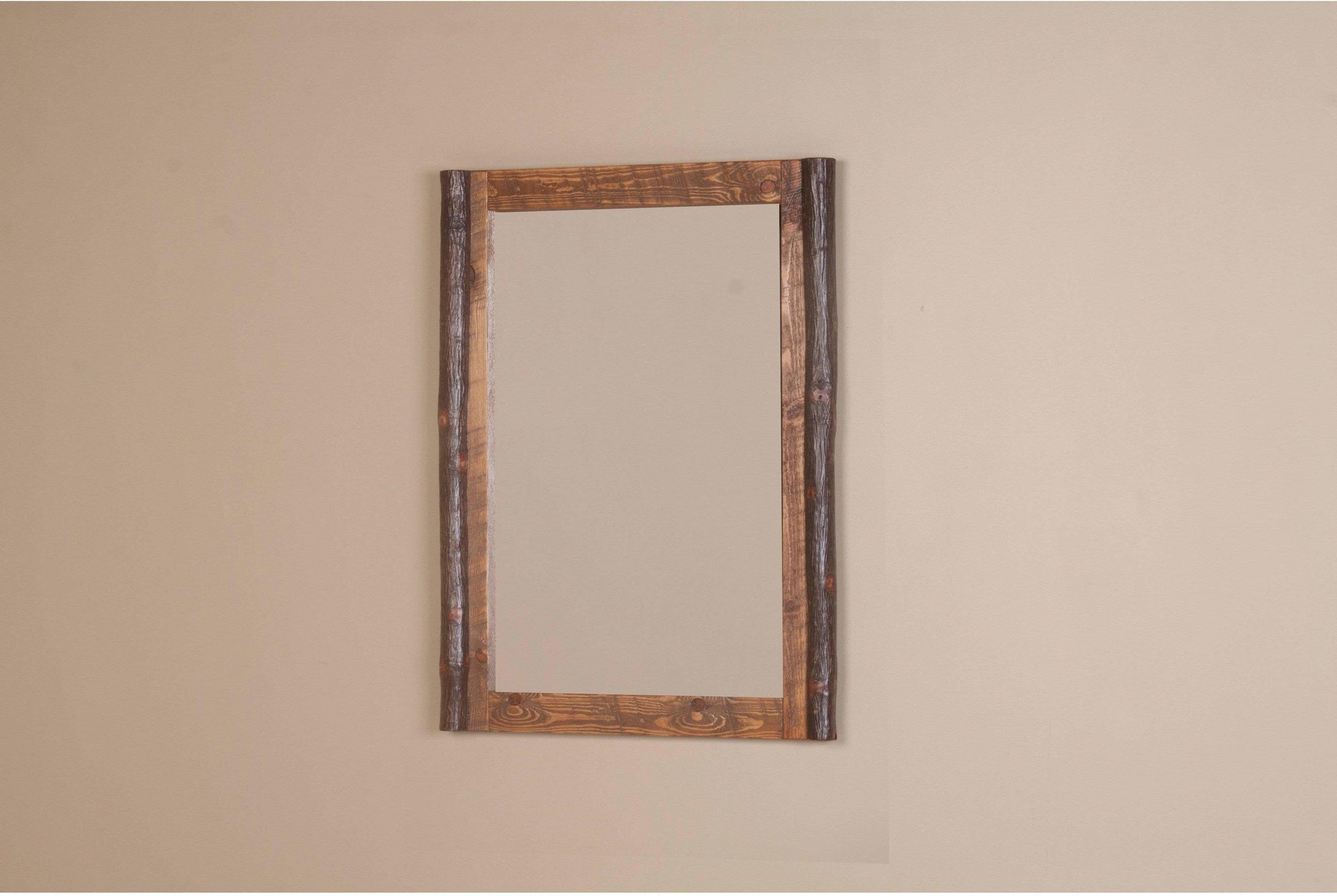 Viking Log Sawtooth Hickory Wandspiegel