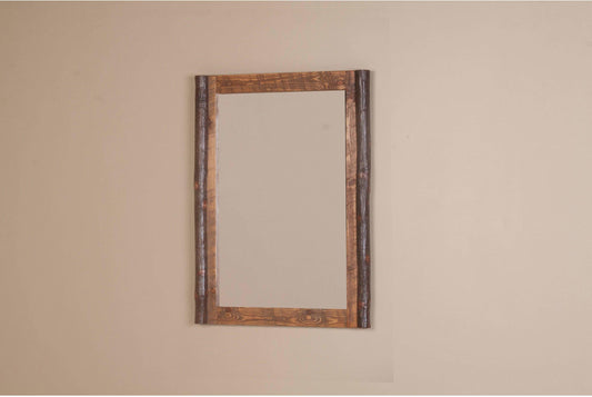 Viking Log Sawtooth Hickory Wandspiegel